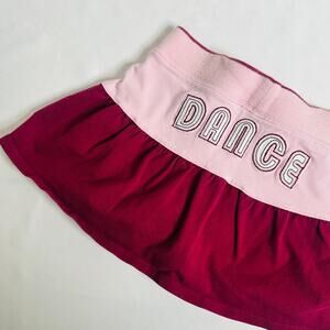 Vintage Limited Too DANCE Pink Color Block Sporty Skort / Skirt Sz 8